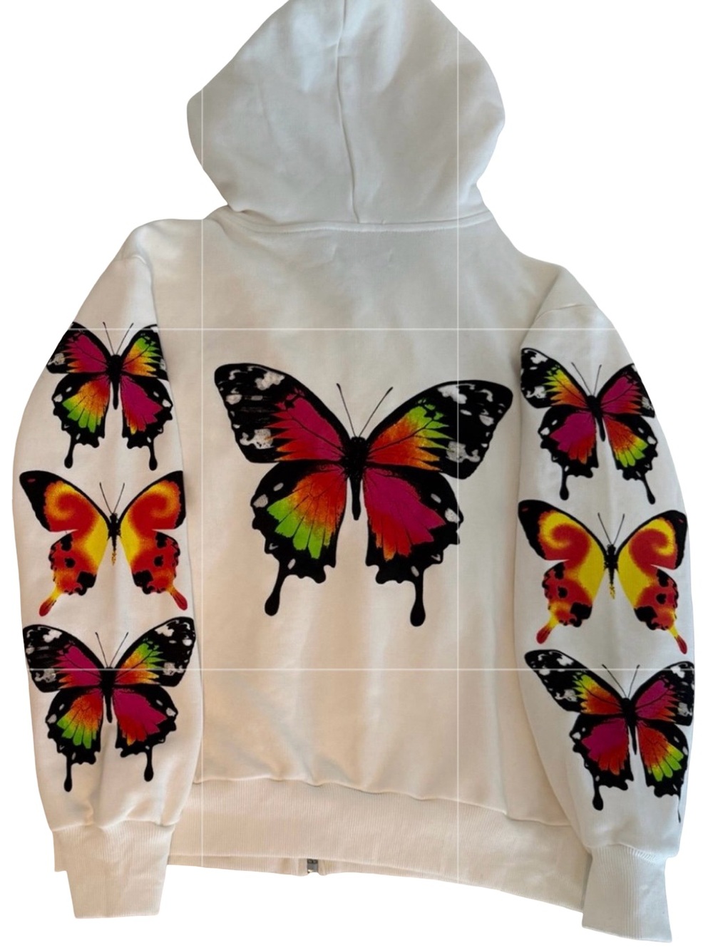 I.AM.GIA Aporia White Butterfly Zip Up Hoodie XXS
Y2K Streetwear